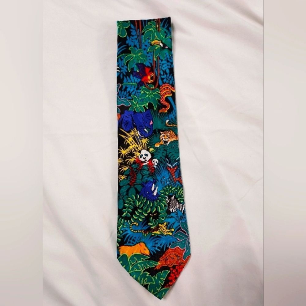 Fratelli Jungle Animals Tie
